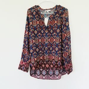 DR2 Women's medium long sleeve boho blouse Nordstrom rack